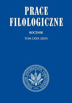 Prace Filologiczne LXXX – ebook