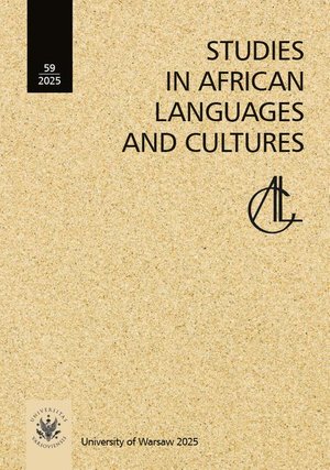 Studies in African Languages and Cultures. Volume 59/2025 – ebook