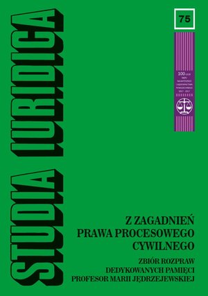 Studia Iuridica, nr 75 – eprasa